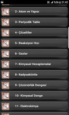Kimya android App screenshot 5